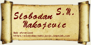 Slobodan Makojević vizit kartica
